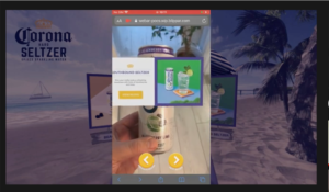 Corona Seltzer Augmented Reality