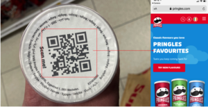 Pringles QR Code Packaging